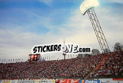 Sticker Stadium (Floodlight) - FC Bayern München Foto-Cards 1998-1999 - Panini