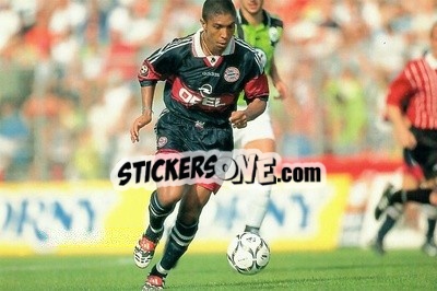 Sticker Giovane Elber - FC Bayern München Foto-Cards 1998-1999 - Panini