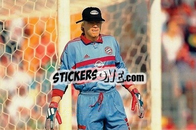 Sticker Oliver Kahn - FC Bayern München Foto-Cards 1998-1999 n. 63 - Panini