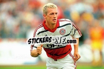 Figurina Thomas Strunz - FC Bayern München Foto-Cards 1998-1999 - Panini