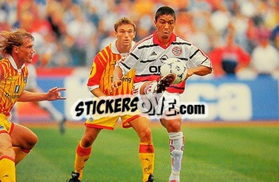 Sticker Giovane Elber - FC Bayern München Foto-Cards 1998-1999 n. 70 - Panini