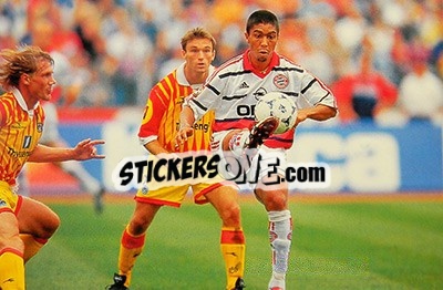 Sticker Giovane Elber - FC Bayern München Foto-Cards 1998-1999 - Panini