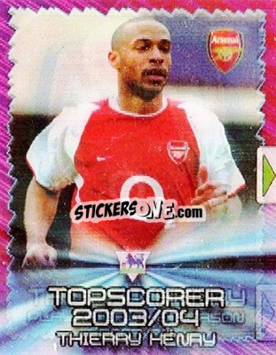 Figurina Badge / Thierry Henry - Premier Stars 2004-2005 - Topps