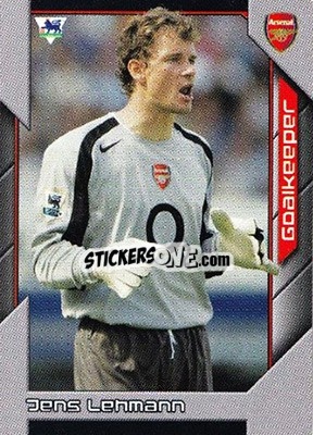 Sticker Jens Lehmann - Premier Stars 2004-2005 n. 3 - Topps