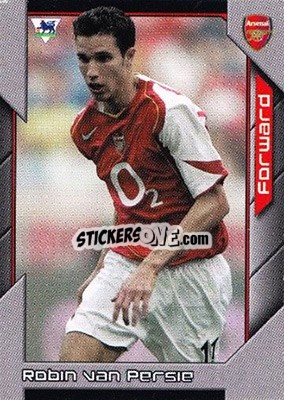 Sticker Robin van Persie - Premier Stars 2004-2005 n. 9 - Topps