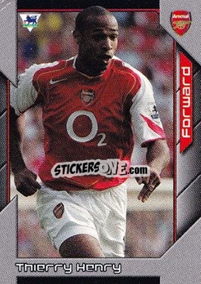 Sticker Thierry Henry - Premier Stars 2004-2005 n. 13 - Topps