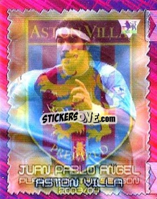 Figurina Badge / Juan Pablo Angel - Premier Stars 2004-2005 - Topps