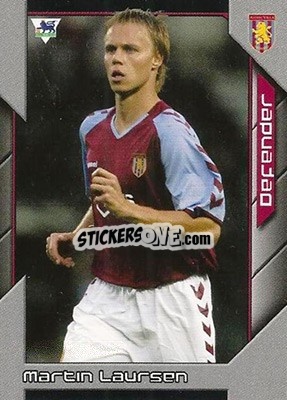 Sticker Martin Laursen - Premier Stars 2004-2005 n. 21 - Topps