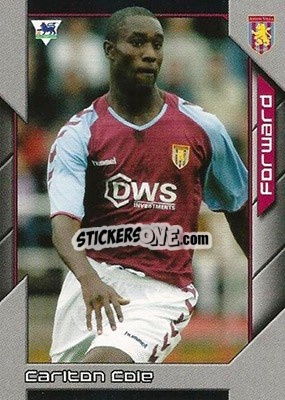 Sticker Carlton Cole - Premier Stars 2004-2005 n. 22 - Topps