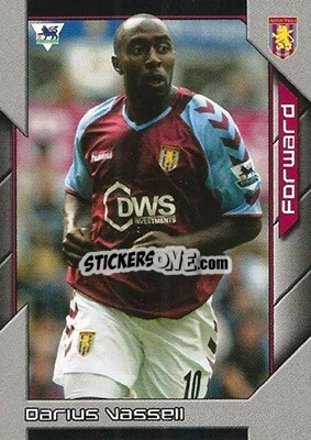 Sticker Darius Vassell - Premier Stars 2004-2005 n. 24 - Topps