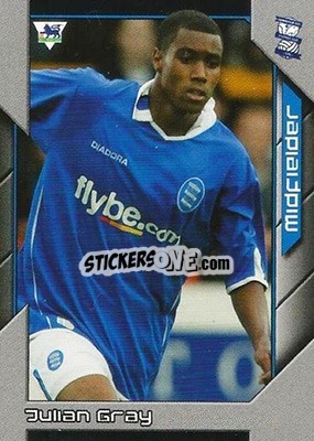 Sticker Julian Gray - Premier Stars 2004-2005 n. 32 - Topps