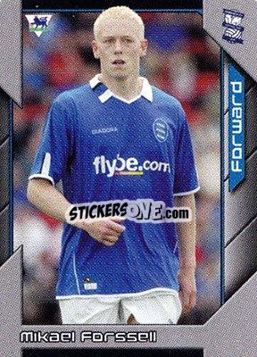 Sticker Mikael Forssell - Premier Stars 2004-2005 n. 36 - Topps