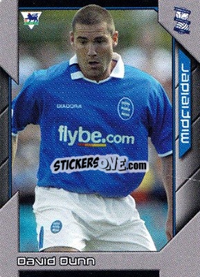Sticker David Dunn - Premier Stars 2004-2005 n. 37 - Topps