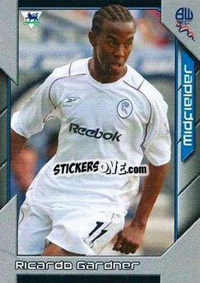 Figurina Ricardo Gardner - Premier Stars 2004-2005 n. 55 - Topps