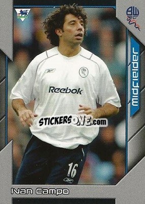 Sticker Ivan Campo - Premier Stars 2004-2005 n. 58 - Topps