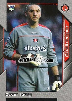 Sticker Dean Kiely - Premier Stars 2004-2005 n. 63 - Topps