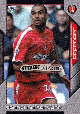 Sticker Jonathan Fortune - Premier Stars 2004-2005 n. 67 - Topps