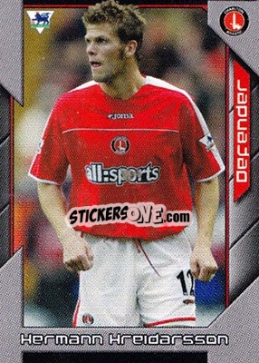 Sticker Hermann Hreidarsson - Premier Stars 2004-2005 n. 68 - Topps