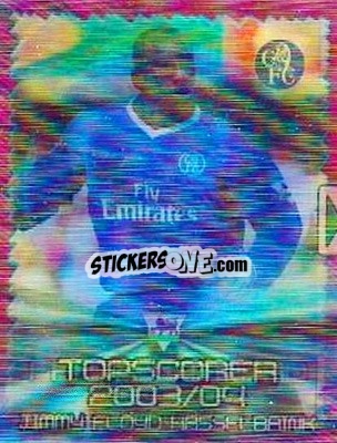 Figurina Badge / Jimmy Floyd Hasselbaink / Frank Lampard - Premier Stars 2004-2005 n. 74 - Topps