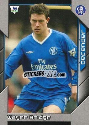 Sticker Wayne Bridge - Premier Stars 2004-2005 n. 80 - Topps