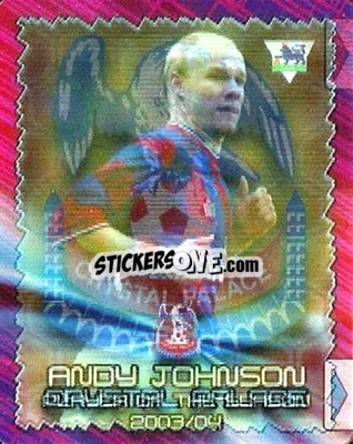 Figurina Badge / Andrew Johnson - Premier Stars 2004-2005 - Topps