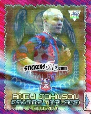 Cromo Badge / Andrew Johnson - Premier Stars 2004-2005 - Topps