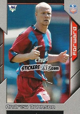 Sticker Andrew Johnson - Premier Stars 2004-2005 n. 97 - Topps