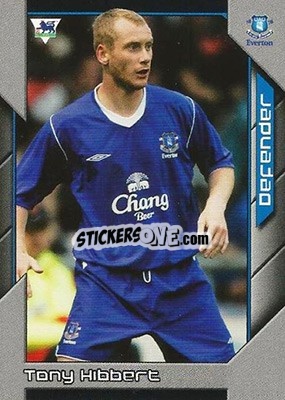 Cromo Tony Hibbert - Premier Stars 2004-2005 n. 103 - Topps