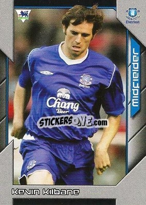 Sticker Kevin Kilbane - Premier Stars 2004-2005 n. 104 - Topps