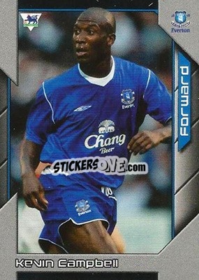 Sticker Kevin Campbell - Premier Stars 2004-2005 n. 107 - Topps