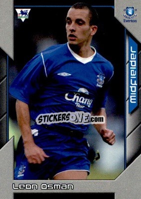 Sticker Leon Osman - Premier Stars 2004-2005 n. 108 - Topps