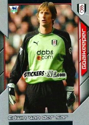 Sticker Edwin van der Sar - Premier Stars 2004-2005 n. 111 - Topps