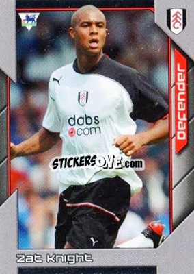 Sticker Zat Knight - Premier Stars 2004-2005 n. 113 - Topps