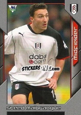 Sticker Steed Malbranque - Premier Stars 2004-2005 n. 114 - Topps
