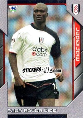 Sticker Papa Bouba Diop - Premier Stars 2004-2005 n. 115 - Topps
