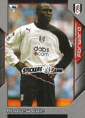 Sticker Andrew Cole - Premier Stars 2004-2005 n. 117 - Topps