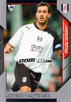 Sticker Sylvain Legwinski - Premier Stars 2004-2005 n. 118 - Topps