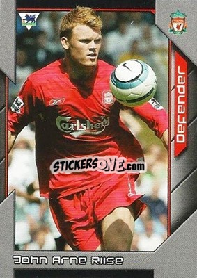 Sticker John Arne Riise - Premier Stars 2004-2005 n. 125 - Topps