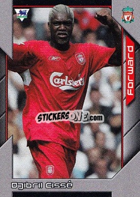 Sticker Djibril Cissé - Premier Stars 2004-2005 - Topps