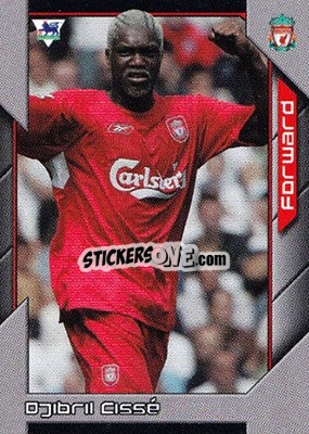 Sticker Djibril Cissé - Premier Stars 2004-2005 n. 129 - Topps