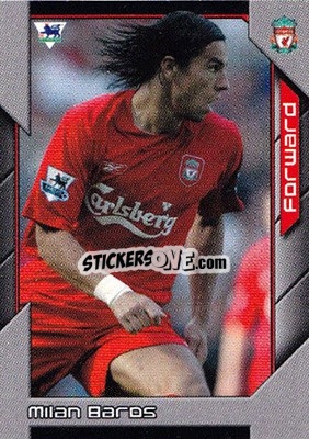 Sticker Milan Baros - Premier Stars 2004-2005 n. 133 - Topps