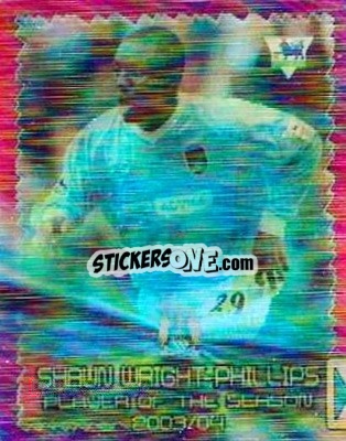 Cromo Badge / Nicolas Anelka / Shaun Wright-Phillips - Premier Stars 2004-2005 - Topps