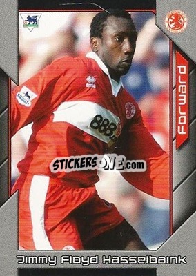 Sticker Jimmy Floyd Hasselbaink - Premier Stars 2004-2005 n. 167 - Topps