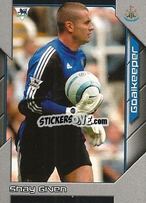 Sticker Shay Given - Premier Stars 2004-2005 n. 171 - Topps