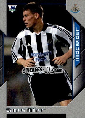Sticker James Milner - Premier Stars 2004-2005 n. 176 - Topps