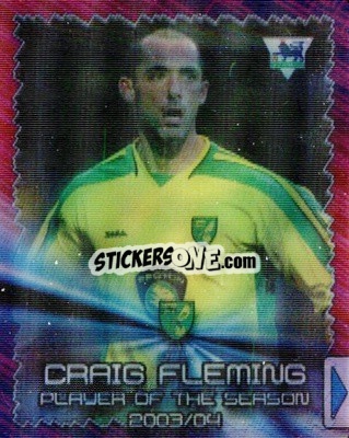 Sticker Badge / Darren Huckerby / Craig Fleming - Premier Stars 2004-2005 - Topps