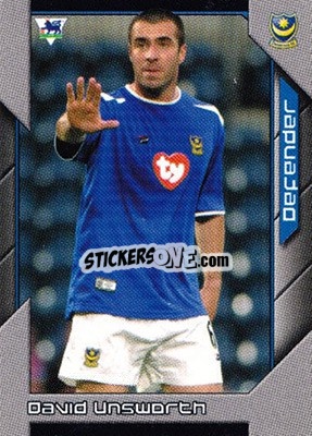 Sticker David Unsworth - Premier Stars 2004-2005 - Topps