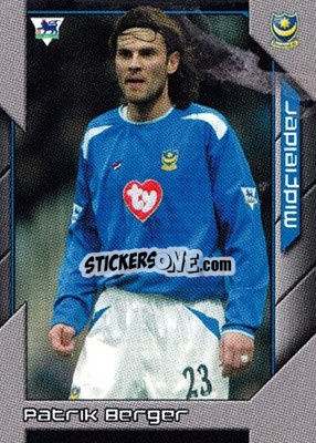 Sticker Patrik Berger - Premier Stars 2004-2005 n. 203 - Topps