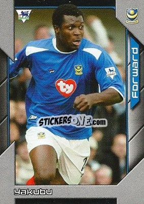 Sticker Yakubu - Premier Stars 2004-2005 n. 205 - Topps