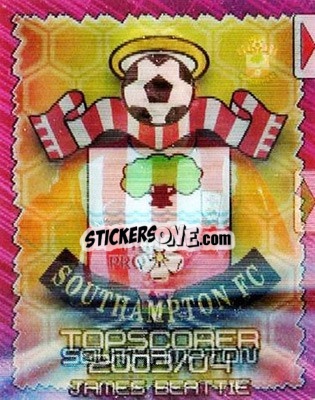 Sticker Badge / James Beattie / Antti Niemi - Premier Stars 2004-2005 n. 206 - Topps